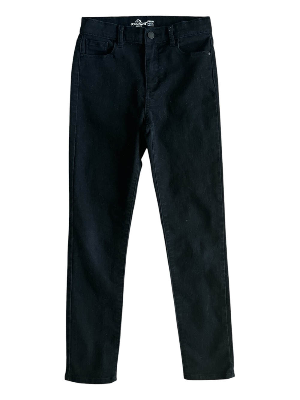 Jordache Black Kids Jeans - Classic Skinny Jeans Size 12 Slim